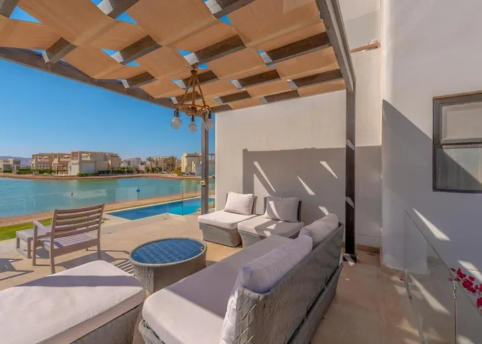 Villa Ascot Bay, Premium 5br Lagoon House & Pool In Tawila, El Gouna *