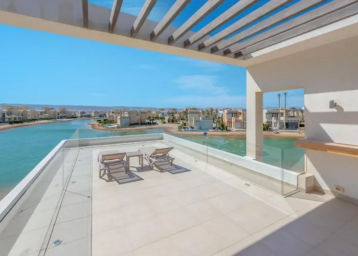 Villa Ascot Bay, Premium 5br Lagoon House & Pool In Tawila, El Gouna Hurgada
